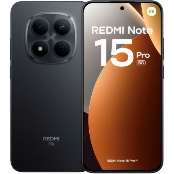 Xiaomi redmi note 15 pro 5g black / 12+512gb / 6.83" amoled